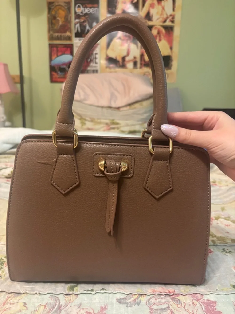 Classic Brown Leather Bag - Picture 1 of 4